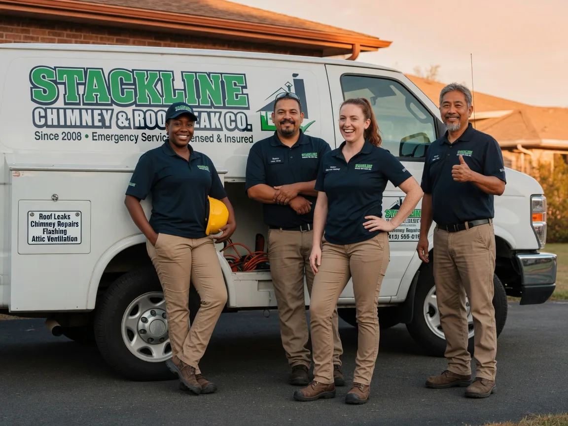Chimney flashing repair company in Trenton, NC